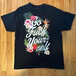 Black Graphic Men's T-Shirt